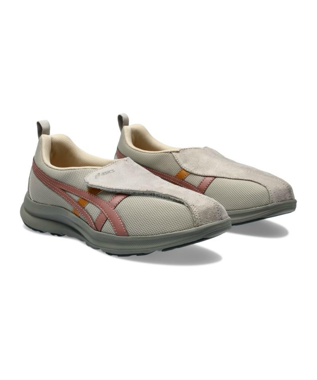 asics walking(アシックスウォーキング) women's Walking Shoe, beige/pink beige 018, 22.5 cm 3E