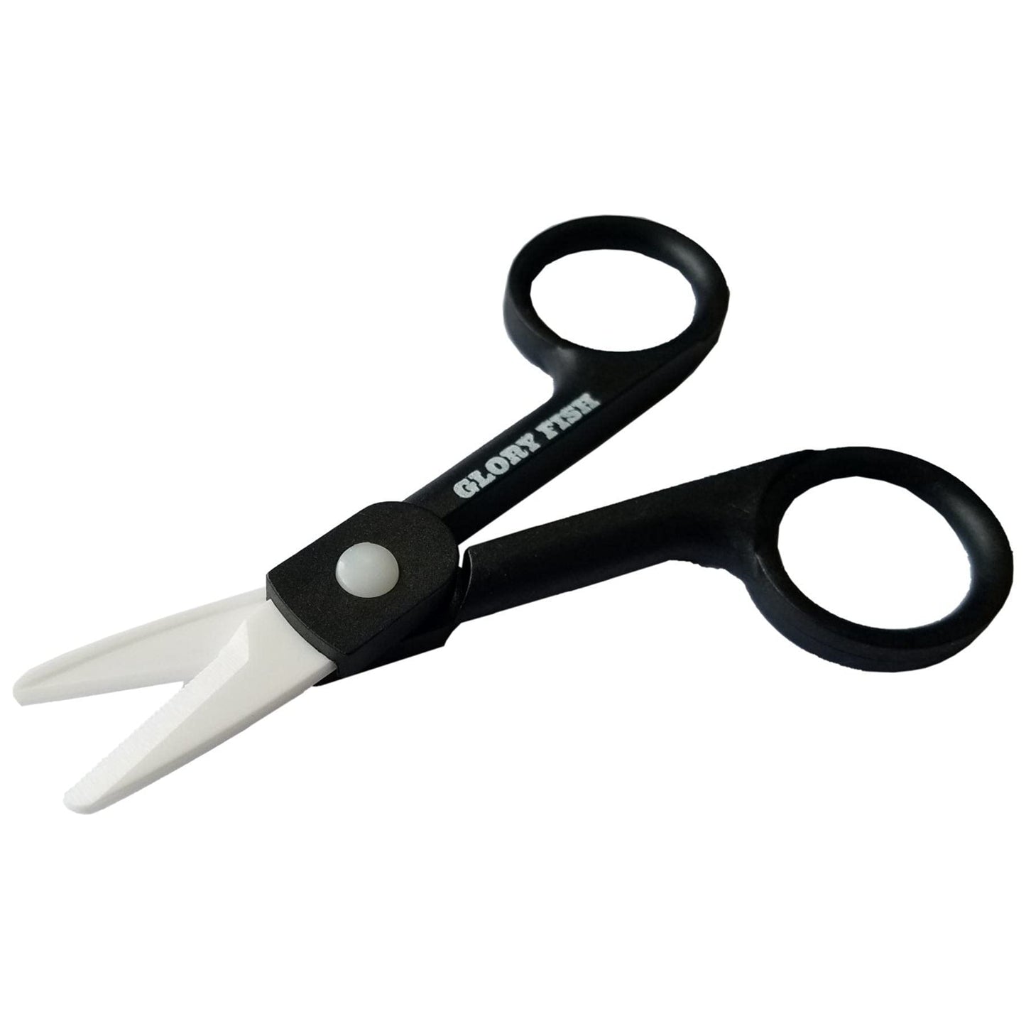 Glory Fish HA-004 Ceramic Scissors Black Fishing Scissors