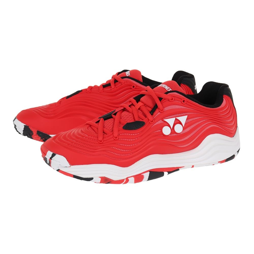 Yonex Power Cushion Fusion Rev 5MGC Tennis Shoes, Multicolor (red/White), 23.0 cm
