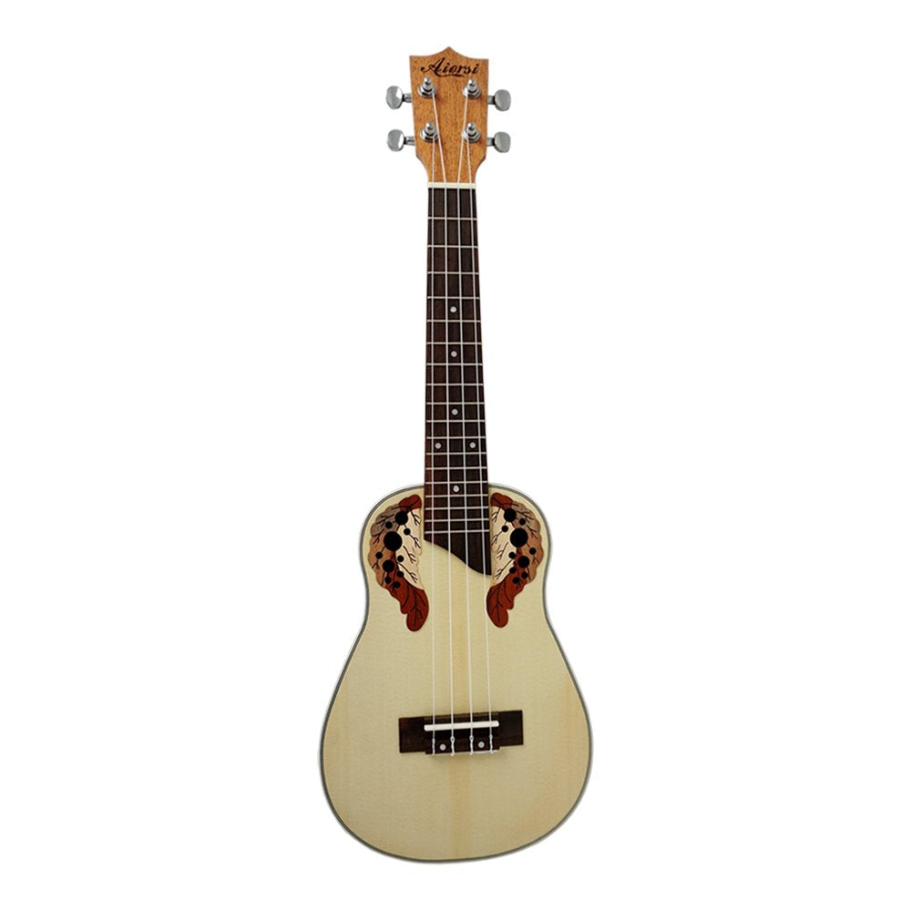 [Aiersi Guitar] Ukulele obe-syonsutairusiri-zu , natural