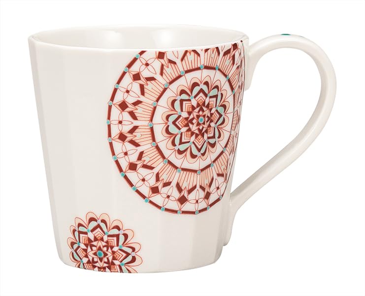 Kutani Yakiwataya Mug, Akae Marumon K9-981