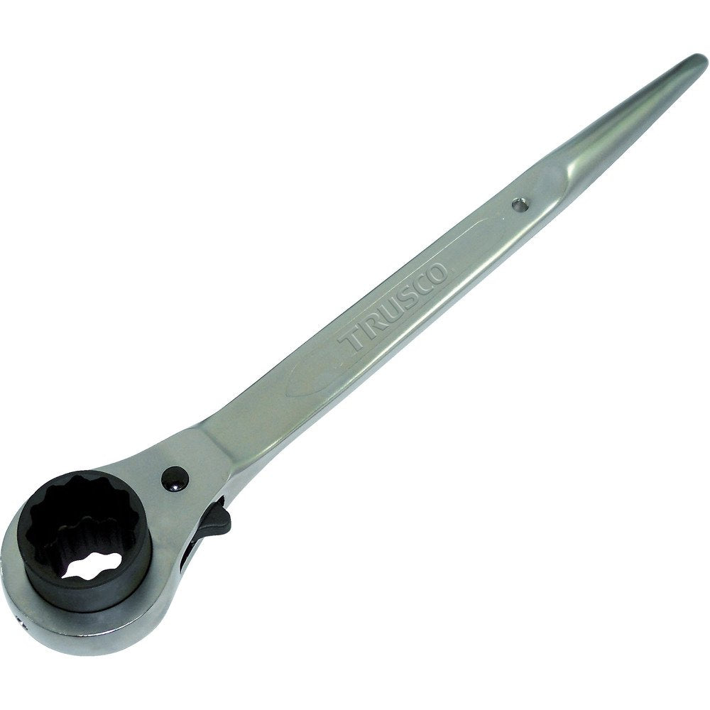 TRUSCO TRW-1317 Double-Mouth Ratchet Wrench, Claw-Type, Hex Diagonal, 0.5 x 0.7 inches (13 x 17 mm)
