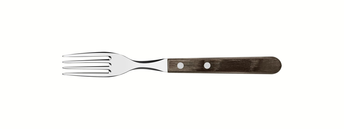 TRAMONTINA Long Table Fork, 8.1 inches (20.5 cm), Polywood, Dark Brown