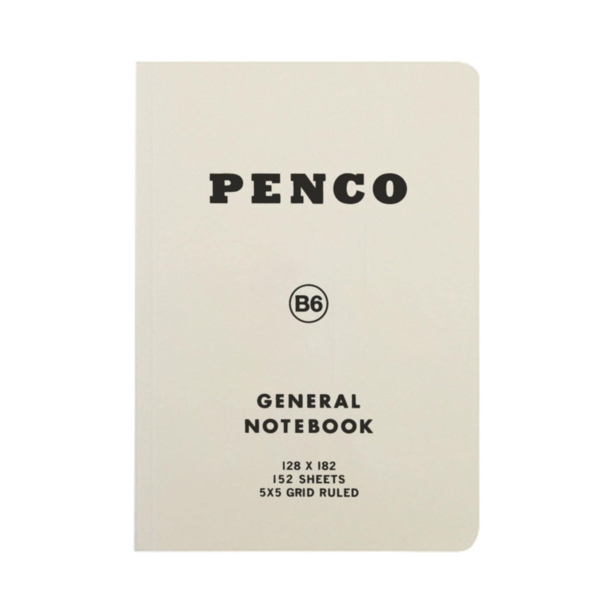 Hi-Tide CN159 Penco Notebook B6 Square White