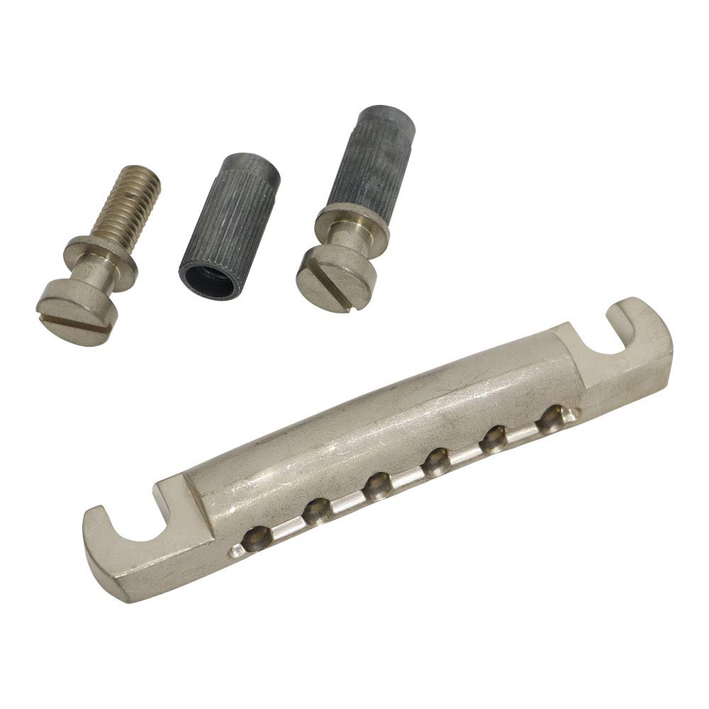 SCUD LPT-1AAN Aluminum Millimeter Stud Nickel/Relic Stop Tailpiece