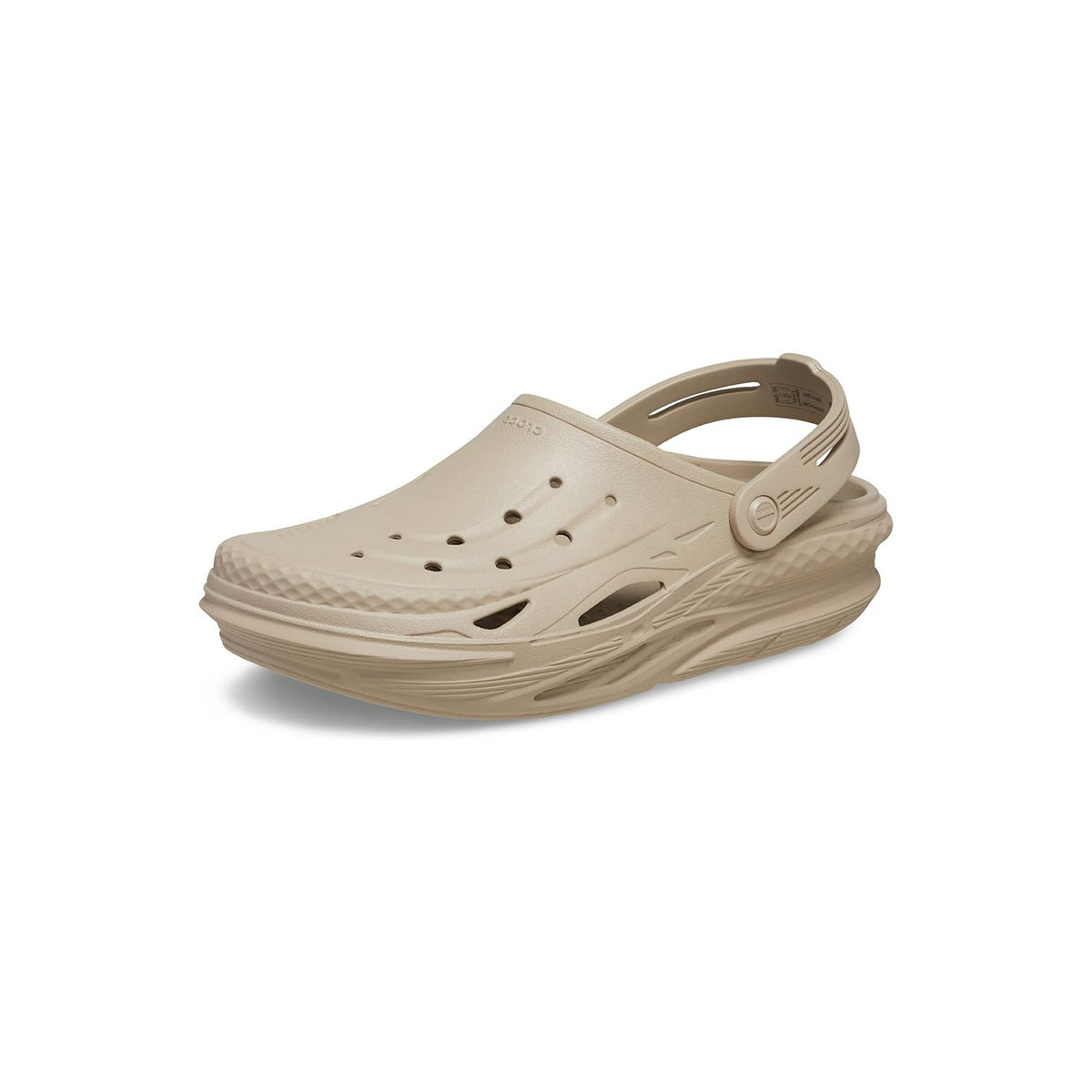 Crocs Unisex Adult Off Grid Clog, Cobblestone, 2 Men/4 Women