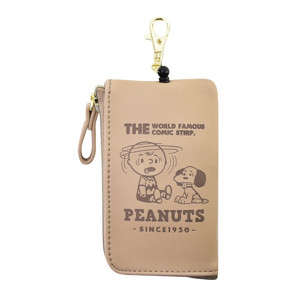 SNOOPY Key & Passport BR, Brown/Swelling (SPZ-2914), One Size