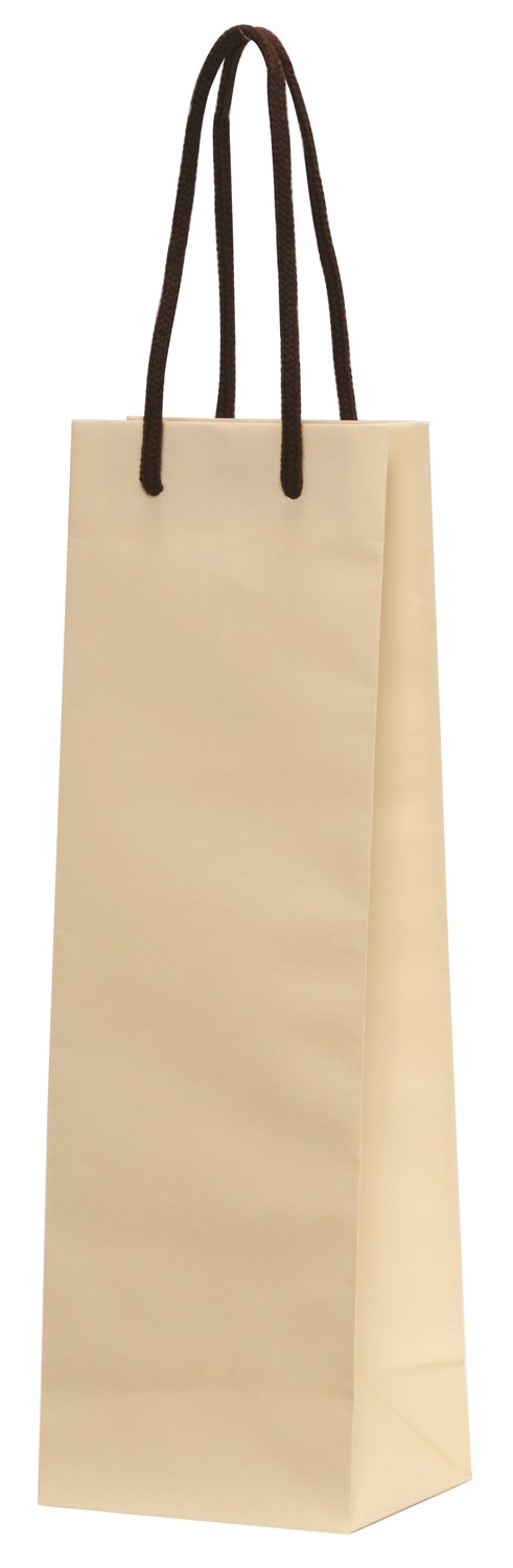 パックタケヤマ Pack Takeyama XZV65502 Paper Bags, Handbag, HT, Wine Bags, 10 Pieces, Ivory