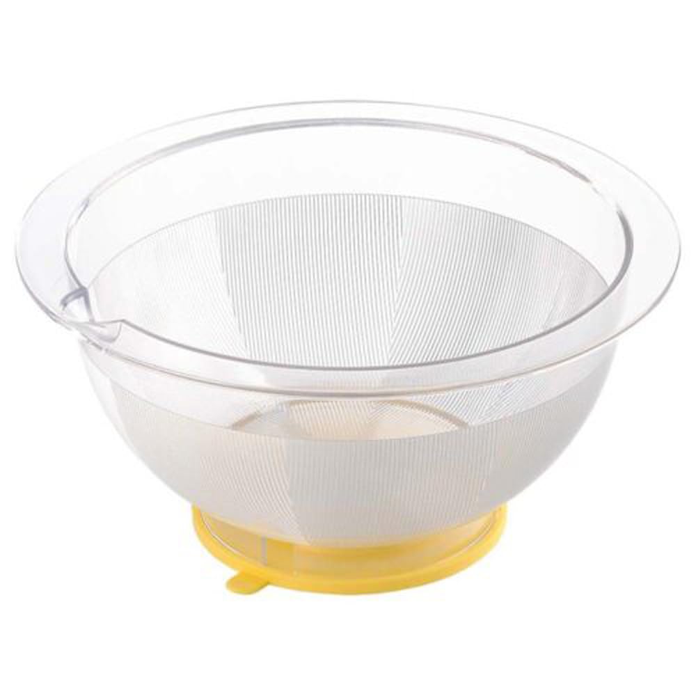 Tiger Crown Mortar, Clear, Yellow, 8.5 x 4.1 inches (218 x 106 mm), 7.1 inches (18 cm), Yellow, Tritan 2-Way, Bottom Adsorption Type, 2006