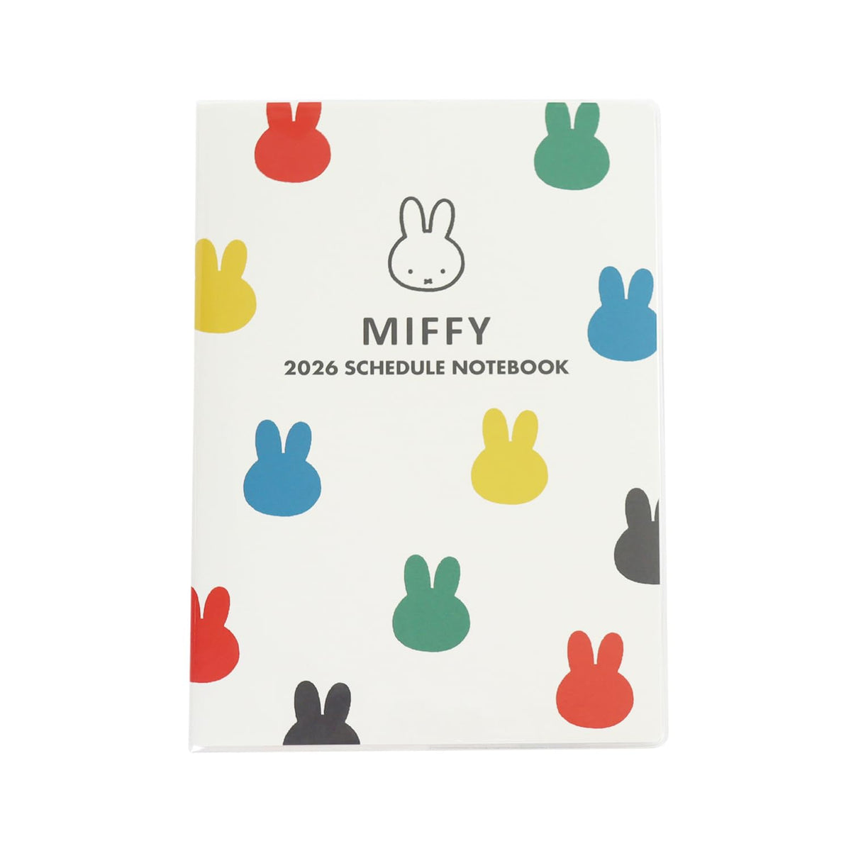 Square Miffy Notebook 2026 A5 Monthly Ivory 08BD-5I (Starts October 2025)
