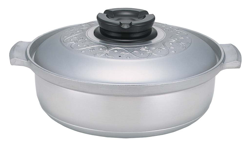 Hokuriku Aluminum IH Saucepan, Commercial Meister, 10.6 inches (27 cm), HC16-TS274