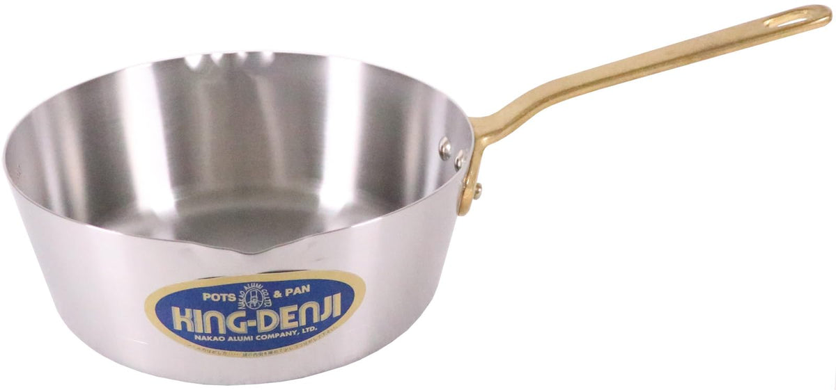 Kingdenji Snow Flat Pot (with Graduation), 9.4 inches (24 cm)