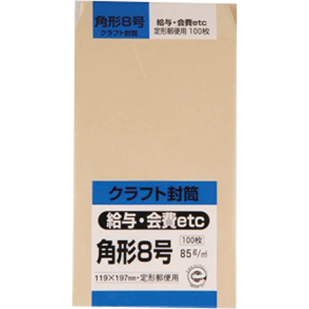 King Corporation K8K85 Envelopes, Craft Square No. 8, 100 Sheets, 3.0 oz (85 g)