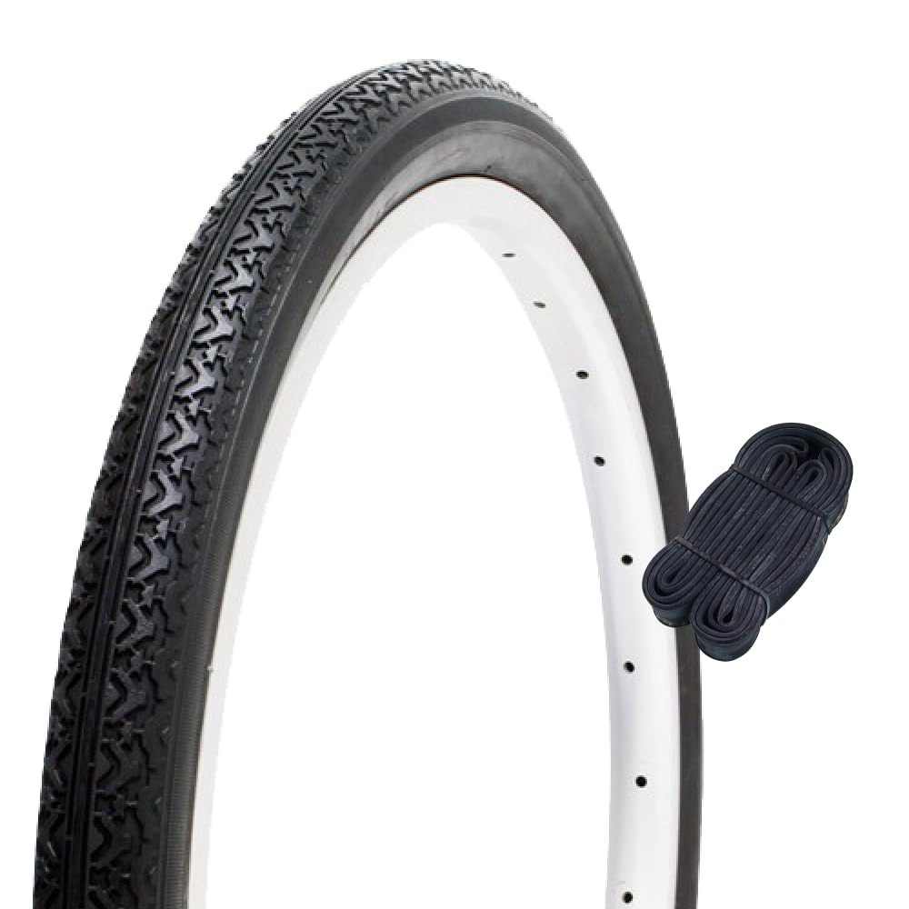 Shinko SR133 60243 20 Inch Bicycle Tires, 0.06 inch (1.5 mm) Extra Thick Tube Set, Standard Tires, 0.8 x 0.07 inches (20 x 1.75 mm), Black