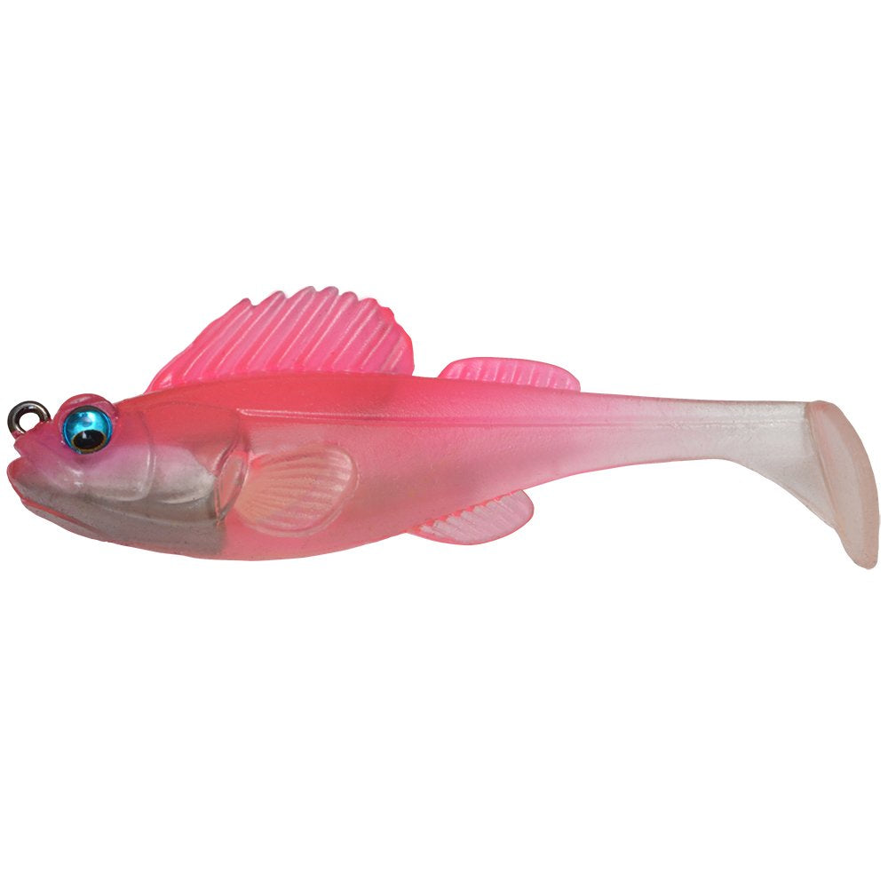 Megabass 35809 Dark Sleeper 3-Inch 3/8 Oz. (Dark Sleeper, 3-Inch 3/8 Oz) Clear Pink