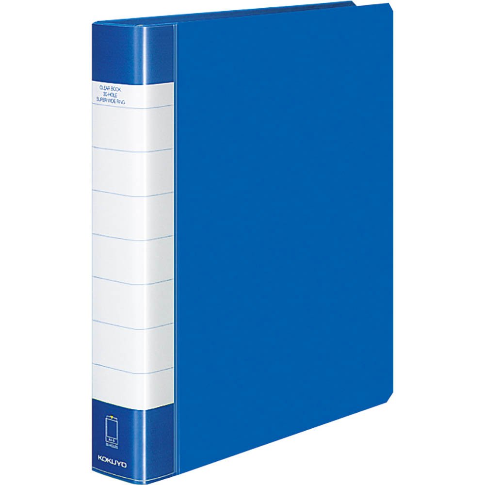 Kokuyo clear book tough body Kawakami equation A4 length 30 hole 50 pieces of blue La-J740B (japan import)