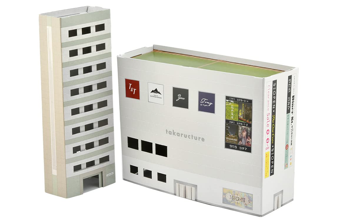 TOMYTEC Eco Structure Paper Structure C02 Studio Apartment Fashion Building Diorama Supplies