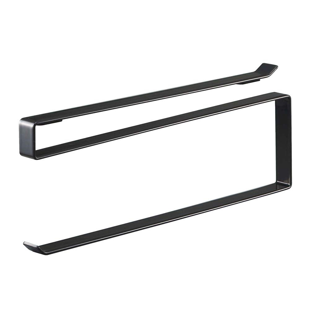 Yamazaki 7116 Under Cabinet Kitchen Paper Holder, Black, Approx. W 0.6 x D 10.2 x H 3.7 inches (1.5 x 26 x 9.5 cm), Tower
