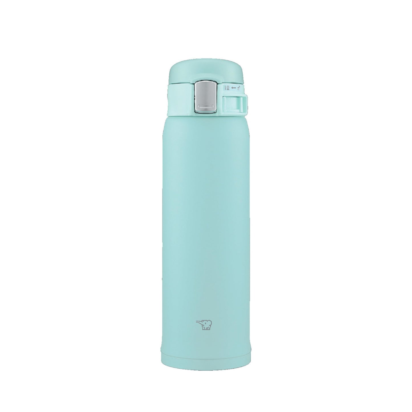 Zojirushi SM-SF48-AM Water Bottle, Direct Drinking [One-touch Open] Stainless Steel Mug, 16.9 fl oz (480 ml), Mint Blue