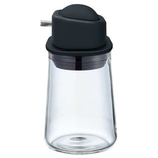 HARIO SYO-100-B Soy Sauce Sashi, One Push Type, 2.8 fl oz (80 ml), Black