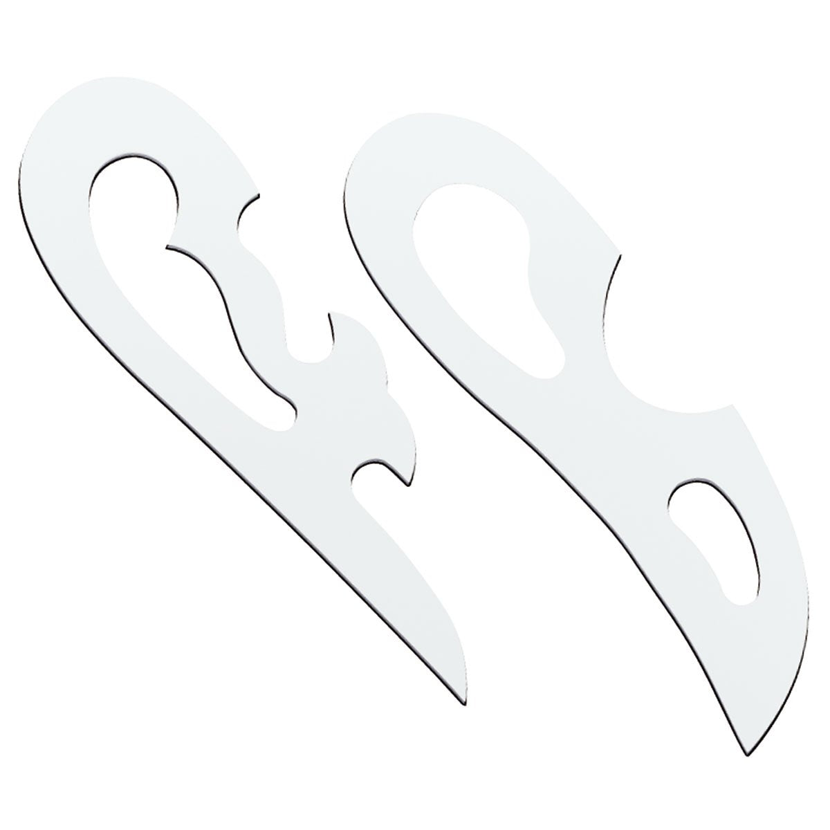 Uchida Cloud Rulers, 7.1 inches (18 cm), Set of 6