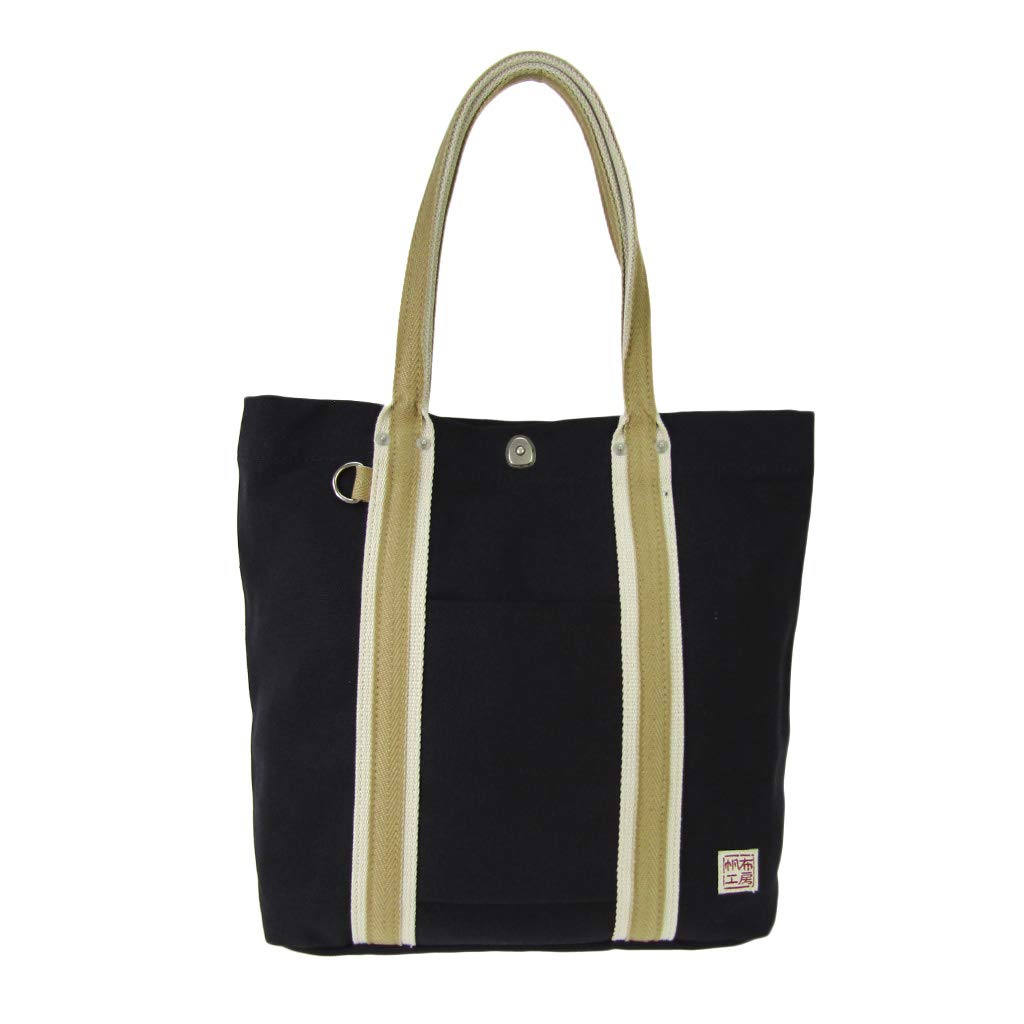 Hanpu Kobo: 3J45 Line Series Tote Bag, A4 Compatible, Black