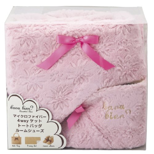 アピデ Womens Room Shoes, 22.5-24cm, Safety Pink