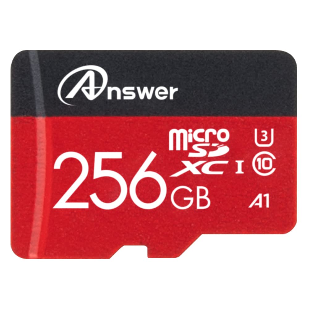 アンサー microSDXCカード256GB 各種Nintendo Switch対応 UHS-I Class10(最大読み込み速度95MB/s)