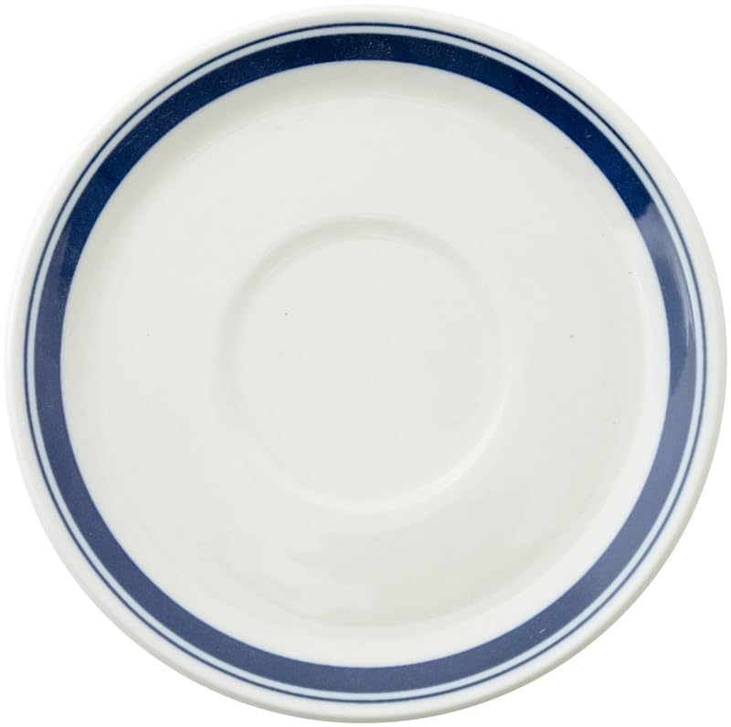 Koyo Pottery 13428055 Countryside Navy Blue All-Purpose Saucer, Dishwasher Safe, Made in Japan