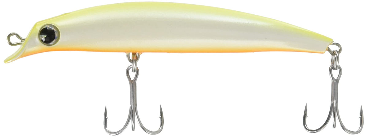 AMS Design (ima) #SKS202 Minnow Sasuke SS 3.7 inches (95 mm), 0.4 oz (10 g) Chart Back Pearl Lure