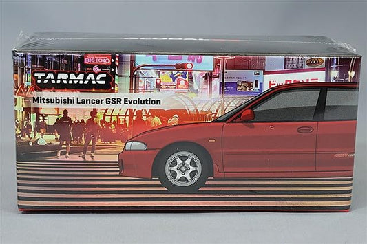 Red Mitsubishi Lancer GSR Evo - Tarmac Works - 1/64 Scale T64G-048-RE