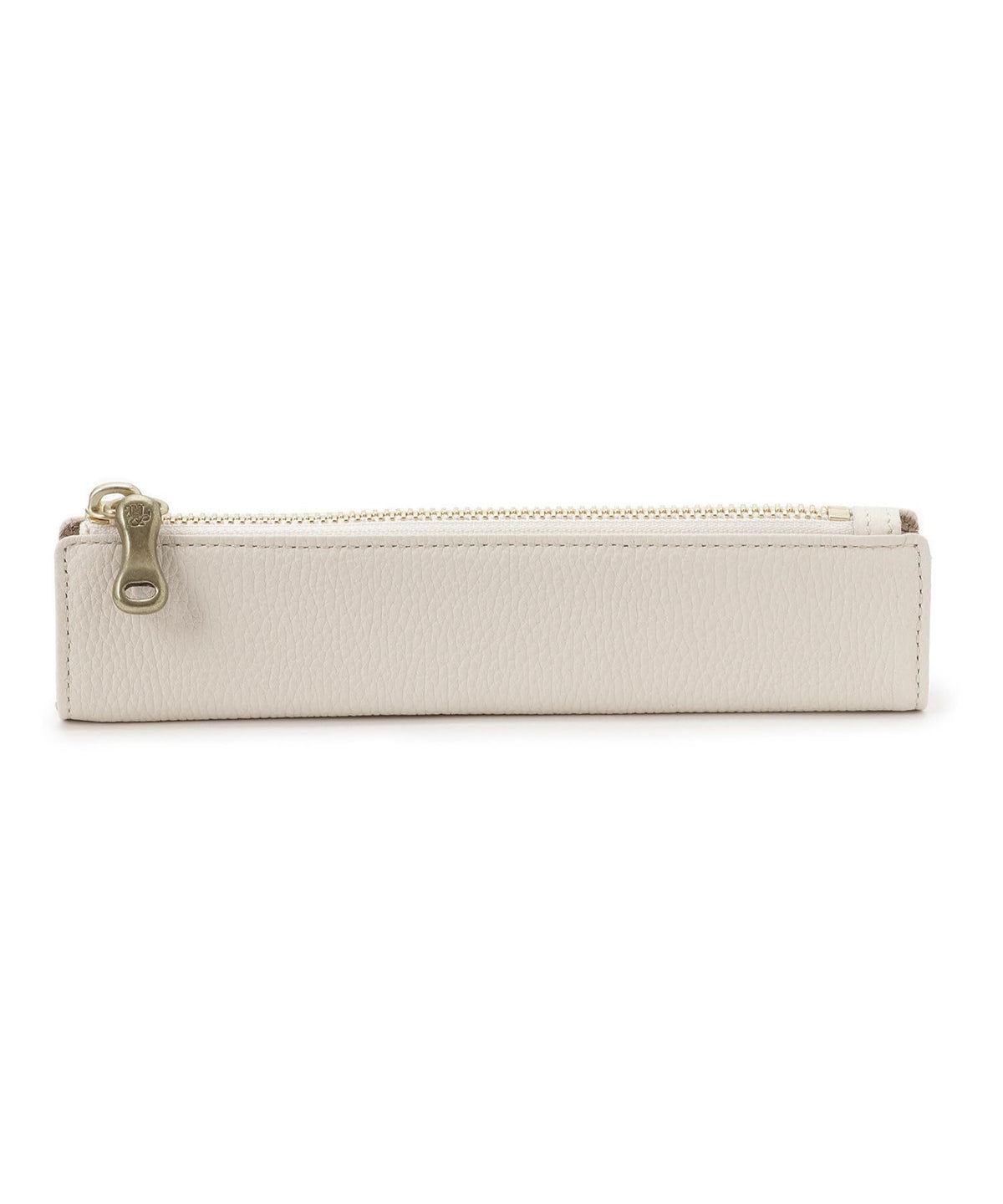 TOFF&LOADSTONE(トフアンドロードストーン) Tofu and Rhodestone Light Shrink Pencil Case Pencil Case Cow Leather One Size, oyster white, One Size