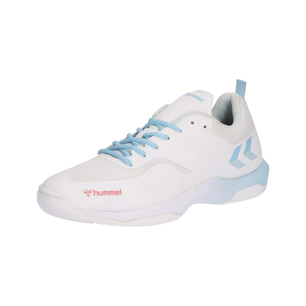 Hummel Unisex Adults' Legend Fly 6.0 Handball Shoes, White x Turquoise (1062), 29.0 cm