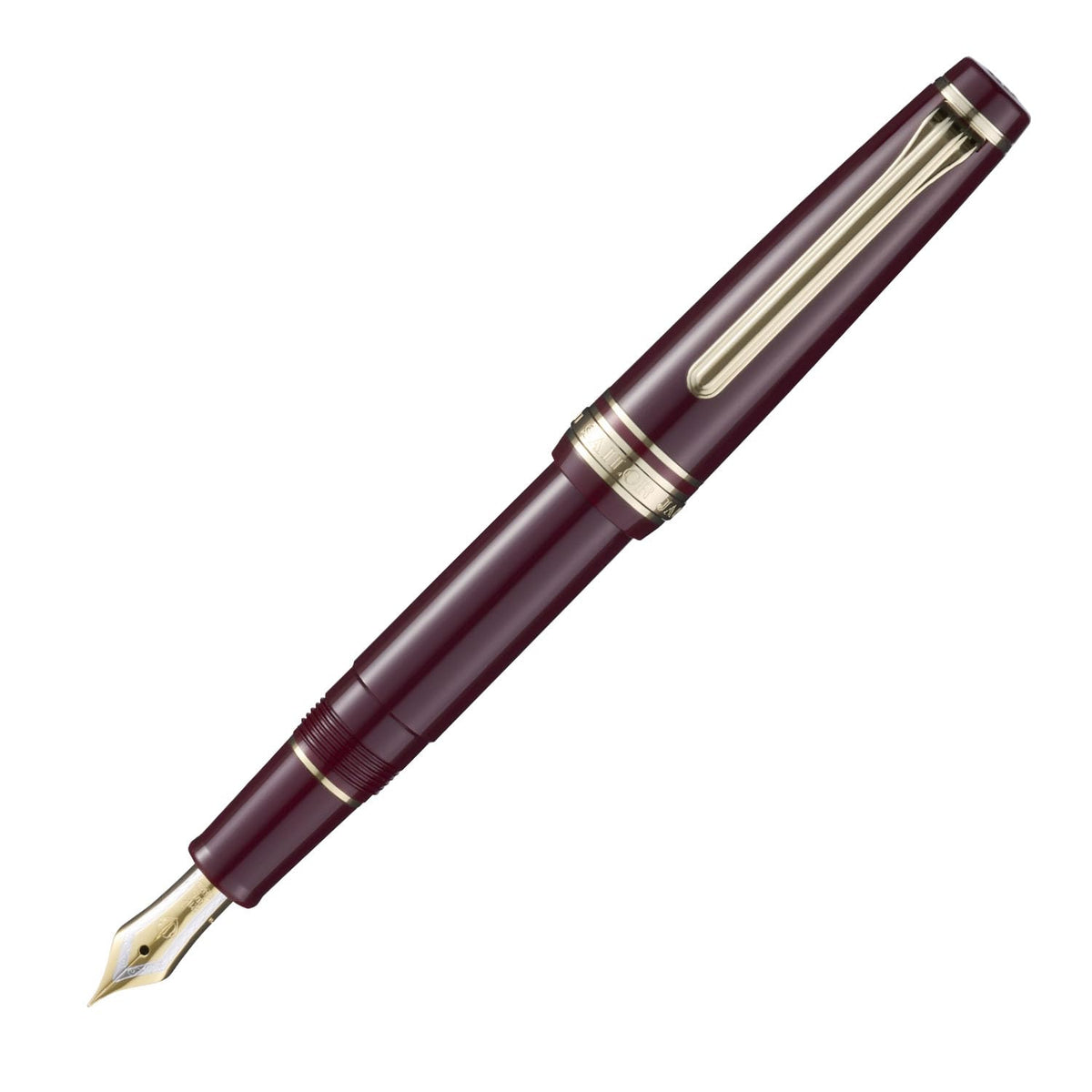 SAILOR Professional Gear Slim Mini Fountain Pen 21K Gold Nib Extra Fine, Maroon, 11-2155-132 Japanese Pocket Fountain Pen, Premium Writing Pen, Made in Japan