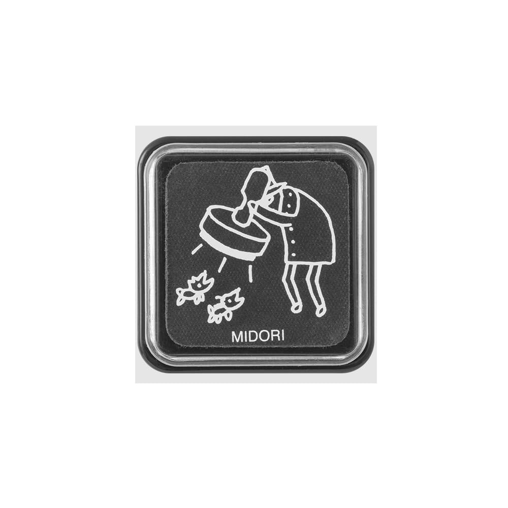 Midori Stamp Pad Black Ojisan 30th Anniversary 35603006
