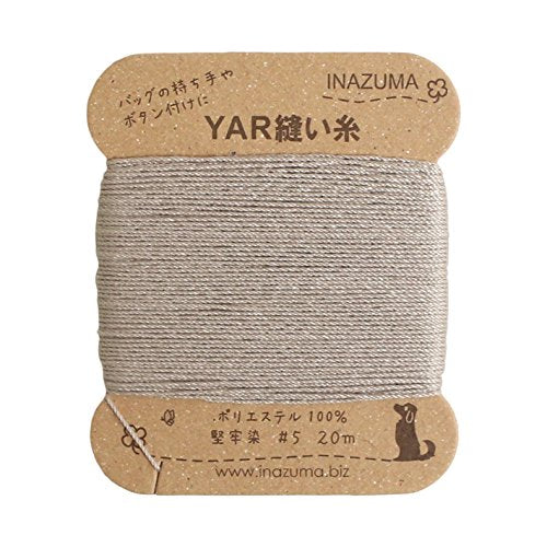 Inazuma Lightning Yar Threads 5 Count 20 m Roll # 3 Ivory yar5 – 3