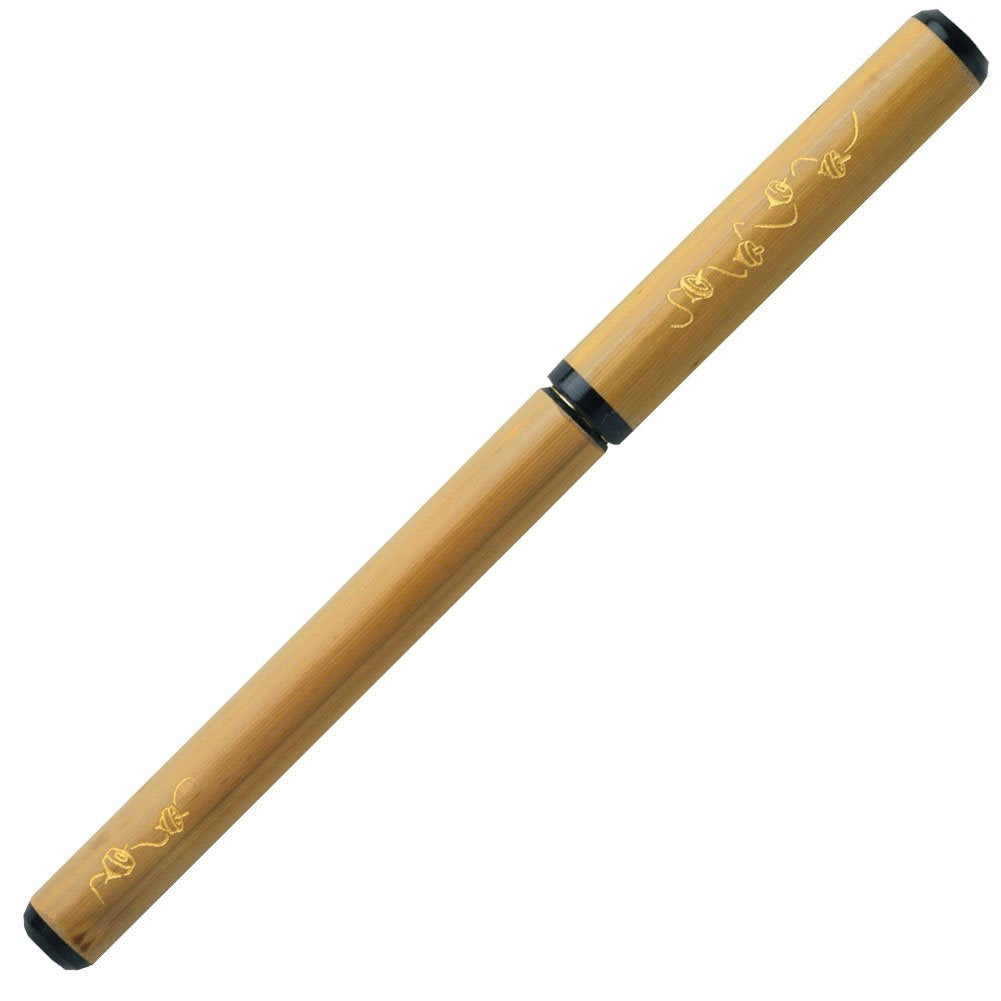 Akashiya brush pen natural Take-hitsu pen box of paulownia wood case top AK3200MK-35