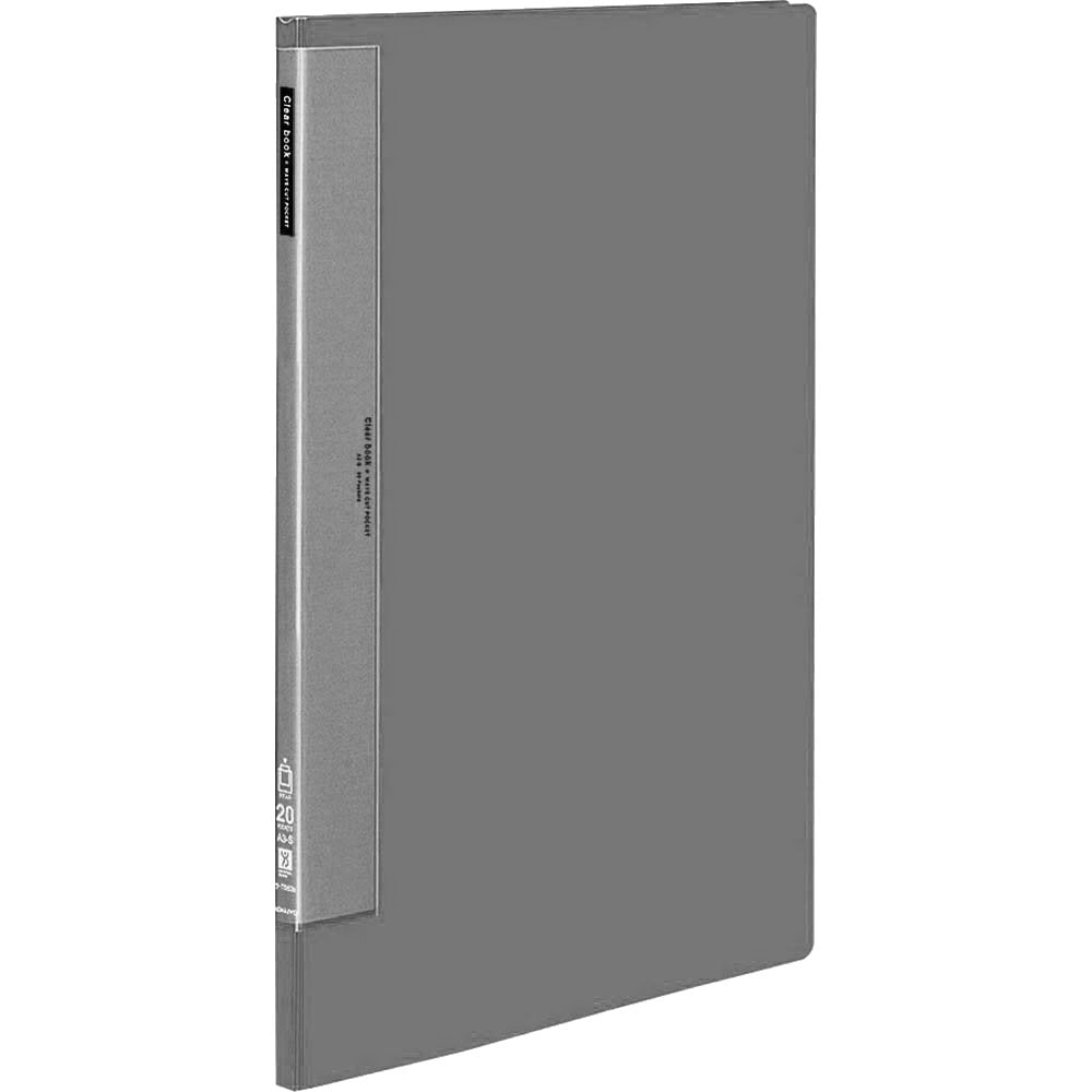 A3 20 pocket black Kokuyo S & T book wave clear cut (japan import)