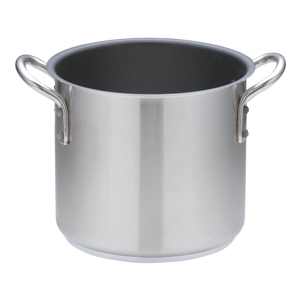 Endo Shoji AZV7802 Murano Induction Teflon Select Small Torso Pot, 7.9 inches (20 cm), Induction Compatible, 18-8 Stainless Steel, Inner Teflon Treatment