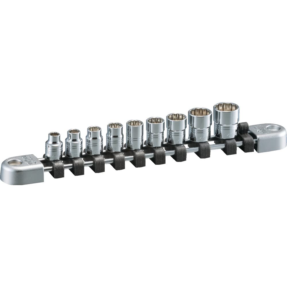 Kyoto Tools (KTC) Nepros NTB209BWA 6.3SQ Inch Socket Set, 9-Piece Set, 12 Square Shape