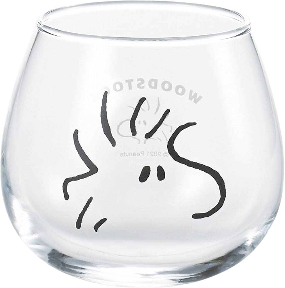 Kaneshotouki KN61251 Peanuts Woodstock Wobble Tumbler, 11.8 fl oz (320 ml), Face