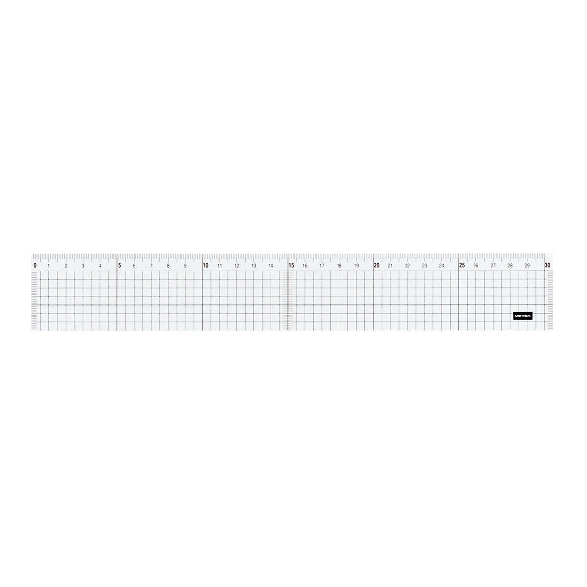 Uchida end grid scale ruler 30cm x 3mm 7-460-0013 (japan import) by Uchida drawing instrument