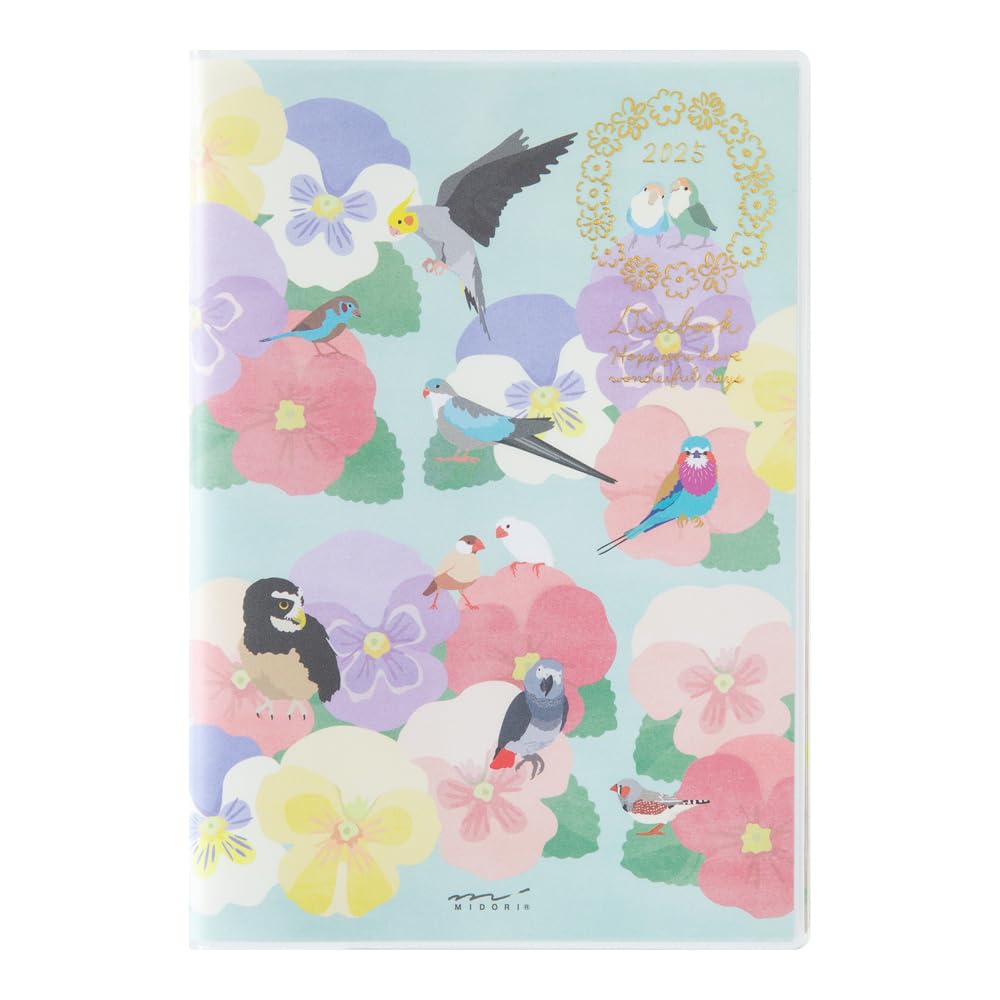 Midori Pocket Diary, 2025, B6, Weekly Tri Pattern, 22311006 (Begins January 2025)
