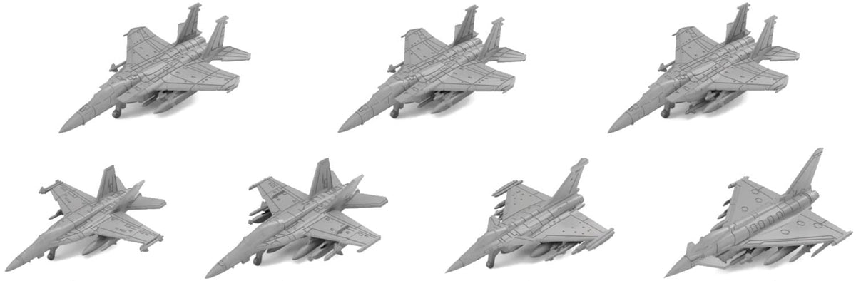 Pit Road 1/700 Skywave Series World Current Fighter Set 2020 Plastic Model S50 (Airplane)