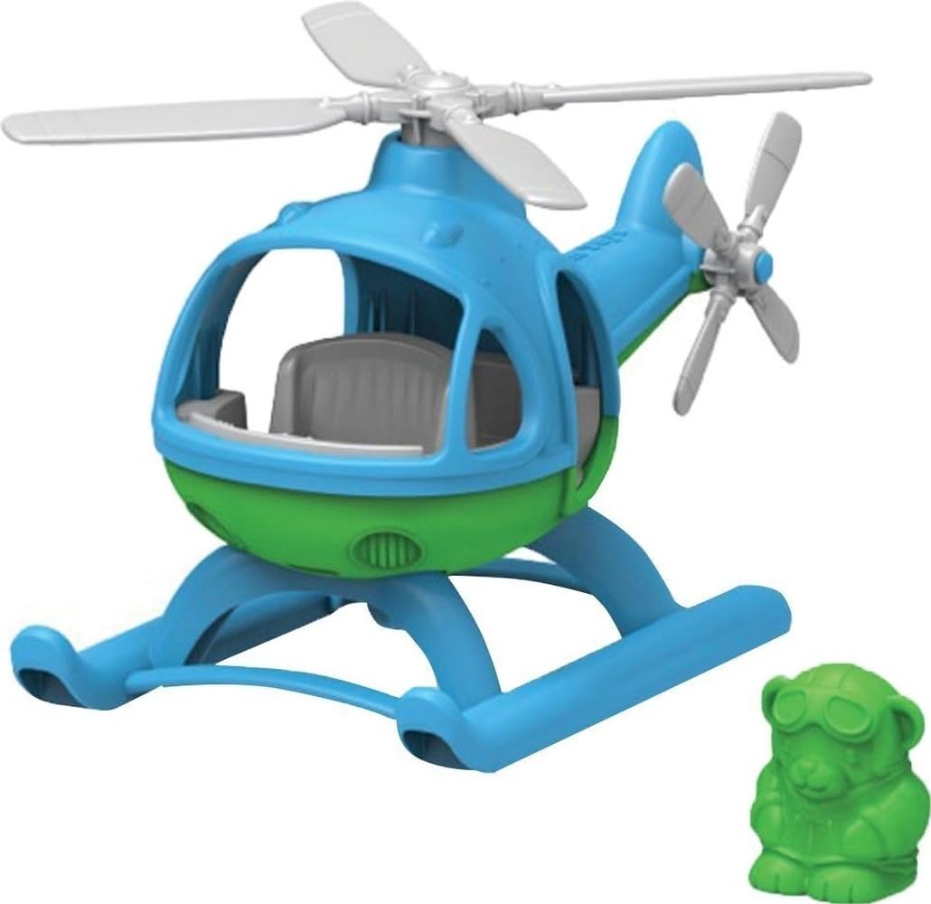 Green Toys Helicopter, Blue/Green