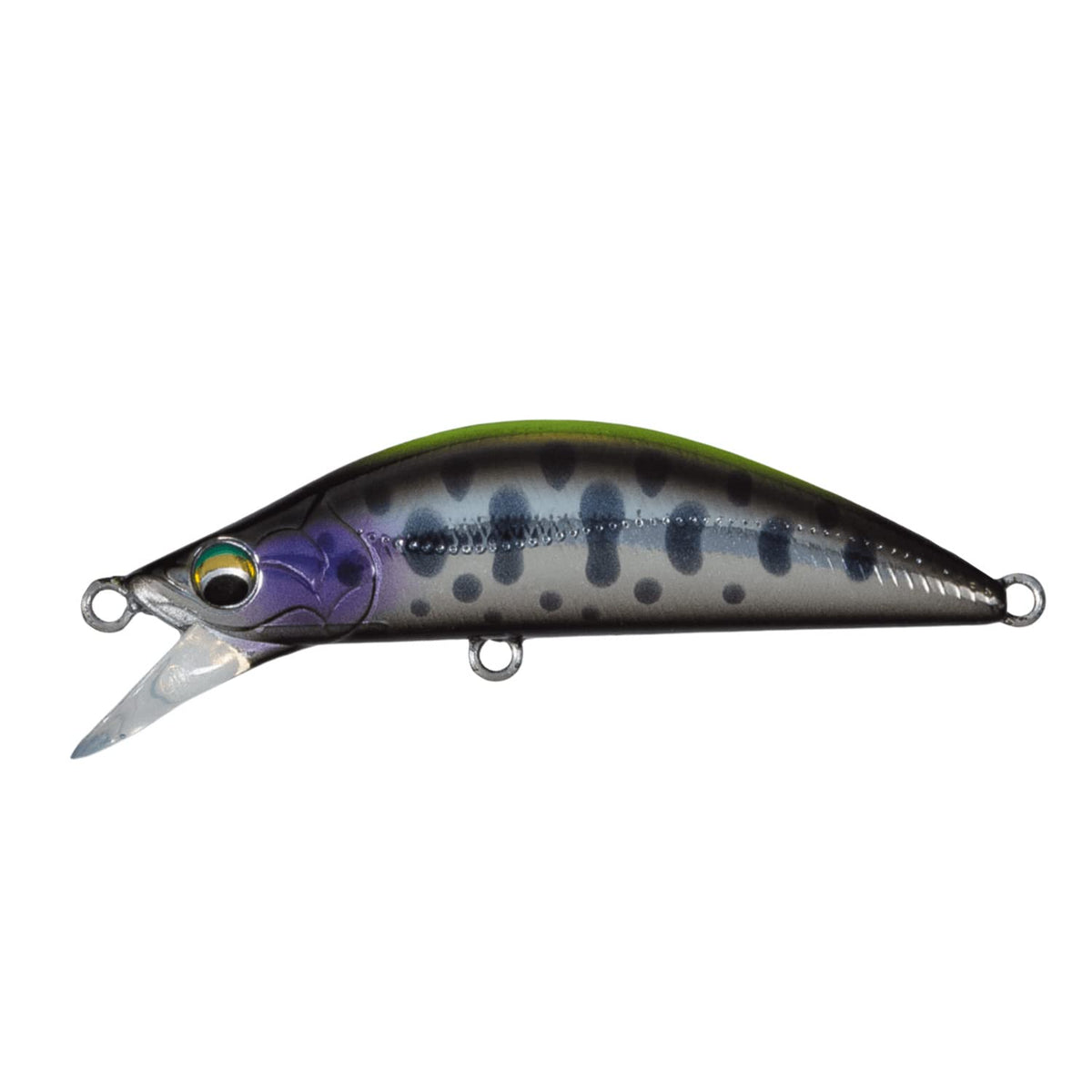 Major Craft Fine Tail Eden EDN-60H #016CM Monochrome Yamame