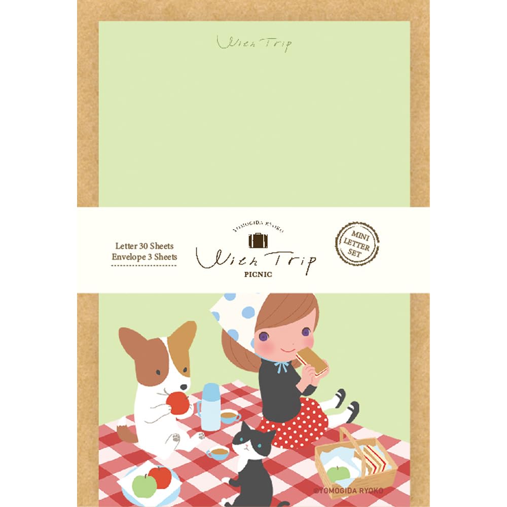 Furukawa Paperwork Mini Letter Set with Trip PICNIC LT736