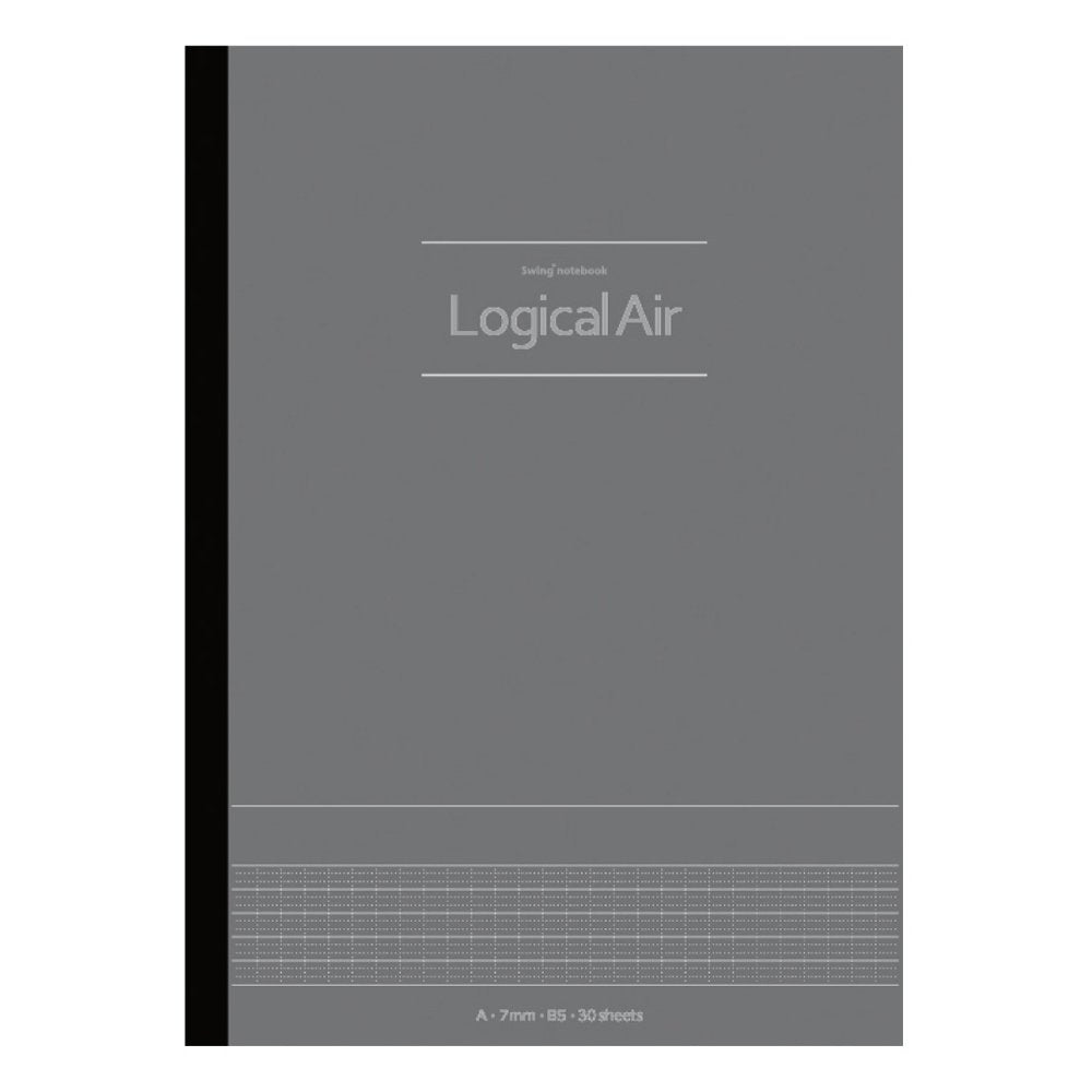 Nakabayashi Logical Air Lightweight Notebook, A, Ruled, B5, Black No-B552A-D