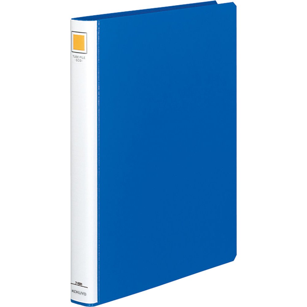 KOKUYO Pipe Type File A4 2 Holes 200 Sheets Storage Blue F-E620B