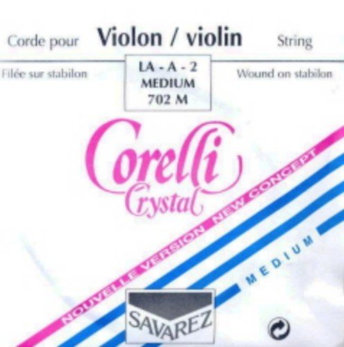 CUERDA VIOLIN - Savarez (Corelli Crystal 702M) (Aluminio) 2ª Medium Violin 4/4